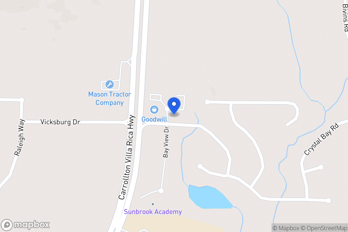 Map of 101 N Bay View Dr