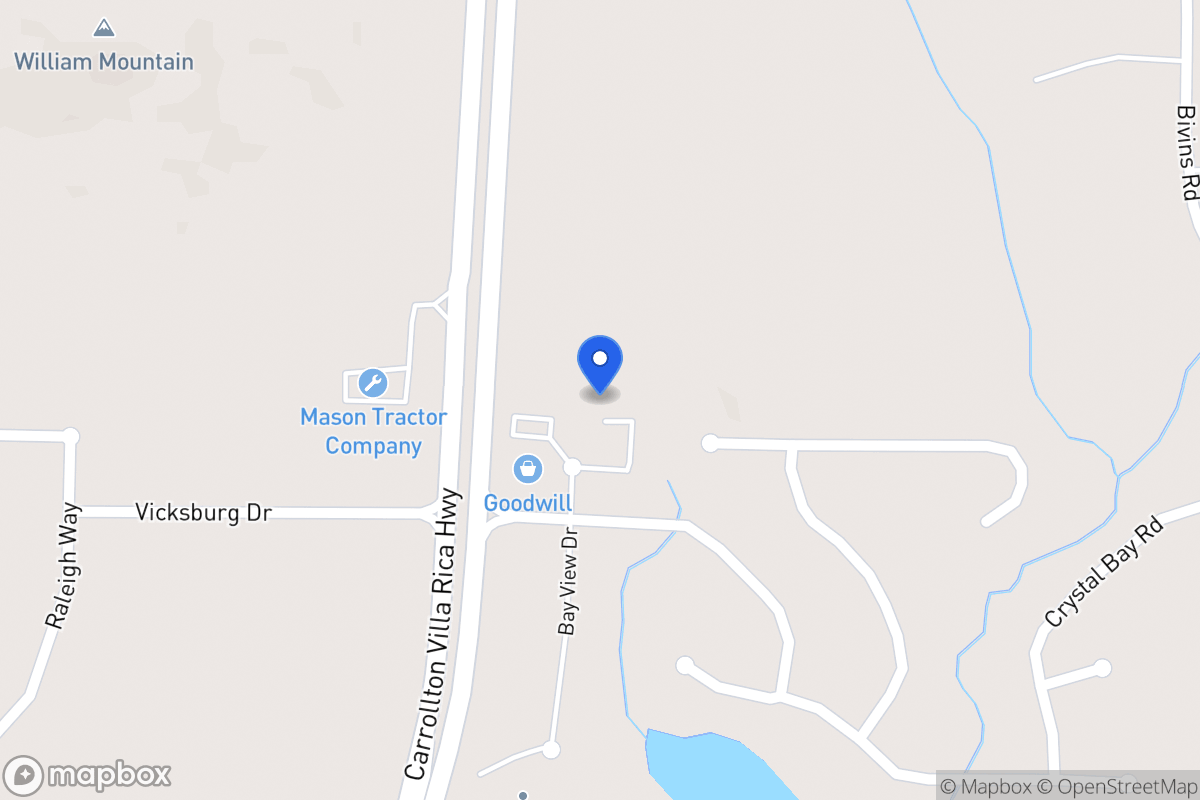 Map of 121 N Bay View Dr