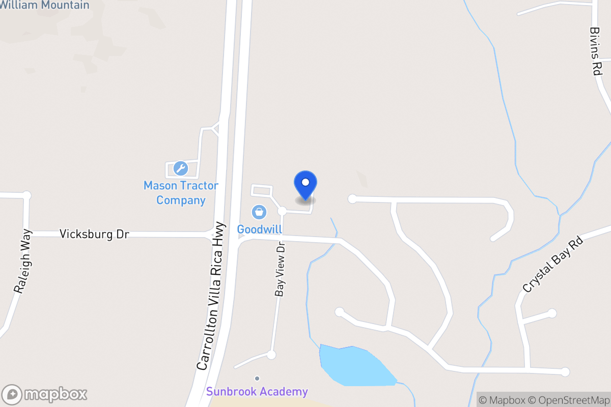 Map of N Bay View Dr