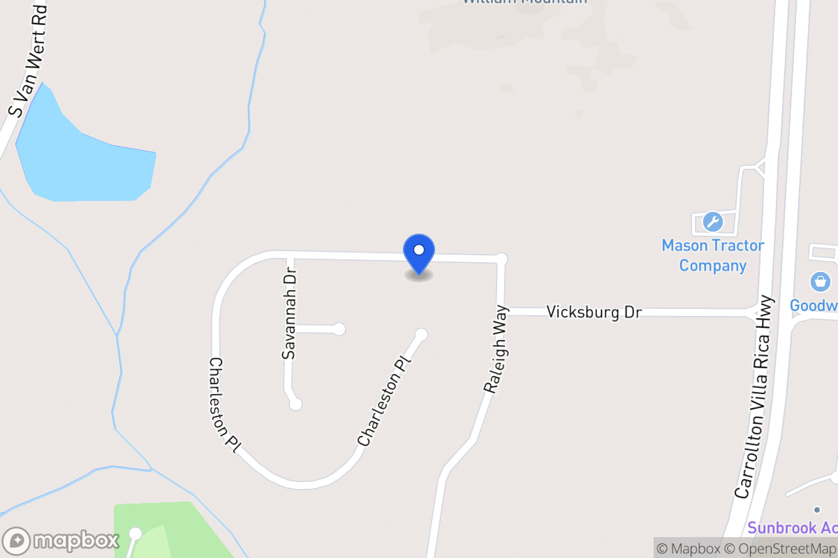 Map of 416 Charleston Pl