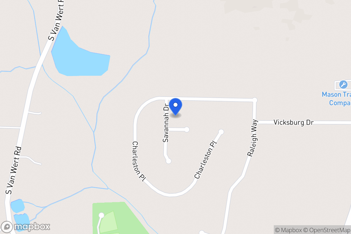 Map of 602 Savannah Dr