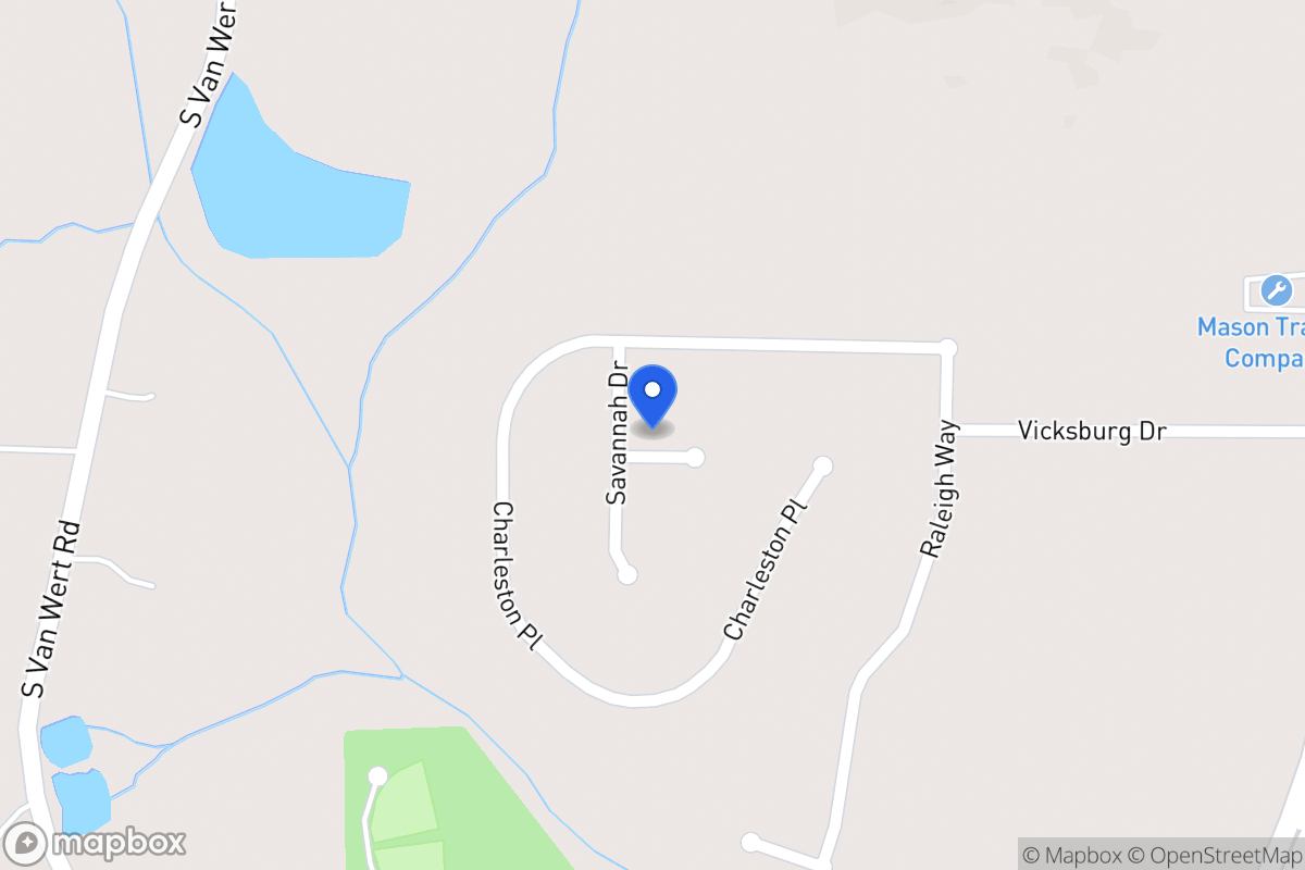 Map of 604 Savannah Dr