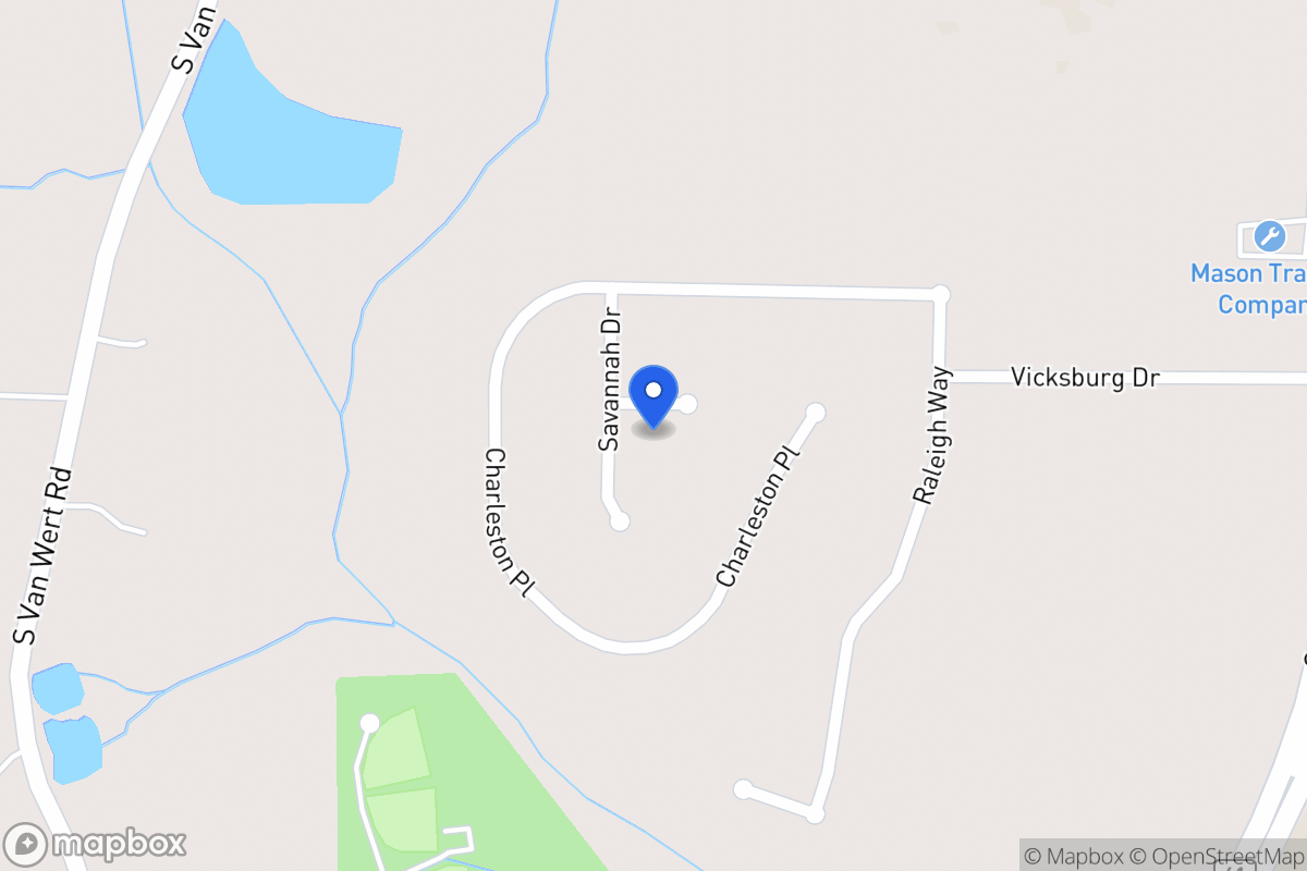 Map of 703 Williamsburg Ct