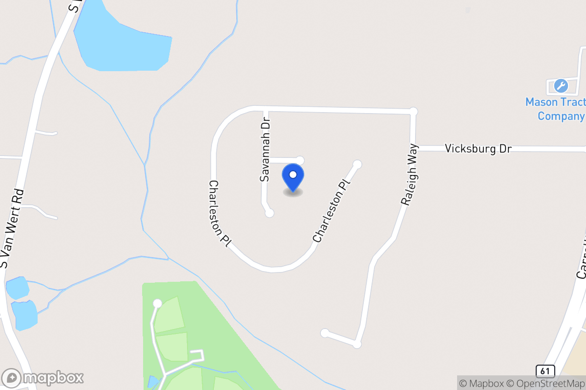 Map of 616 Savannah Dr