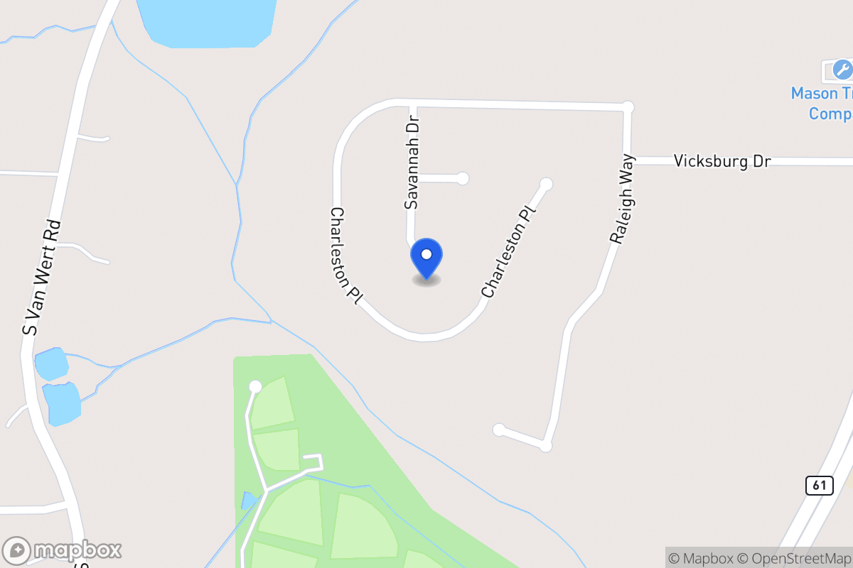 Map of 621 Savannah Dr