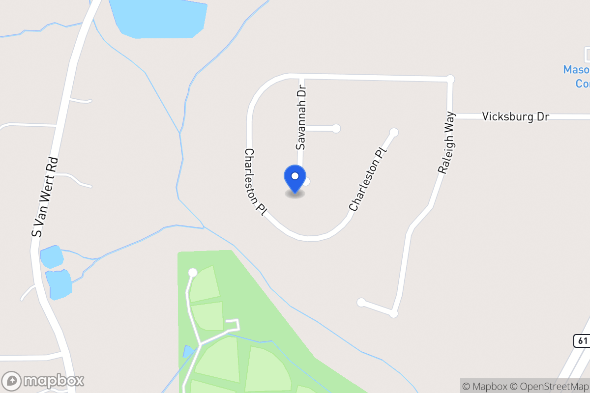 Map of 619 Savannah Dr