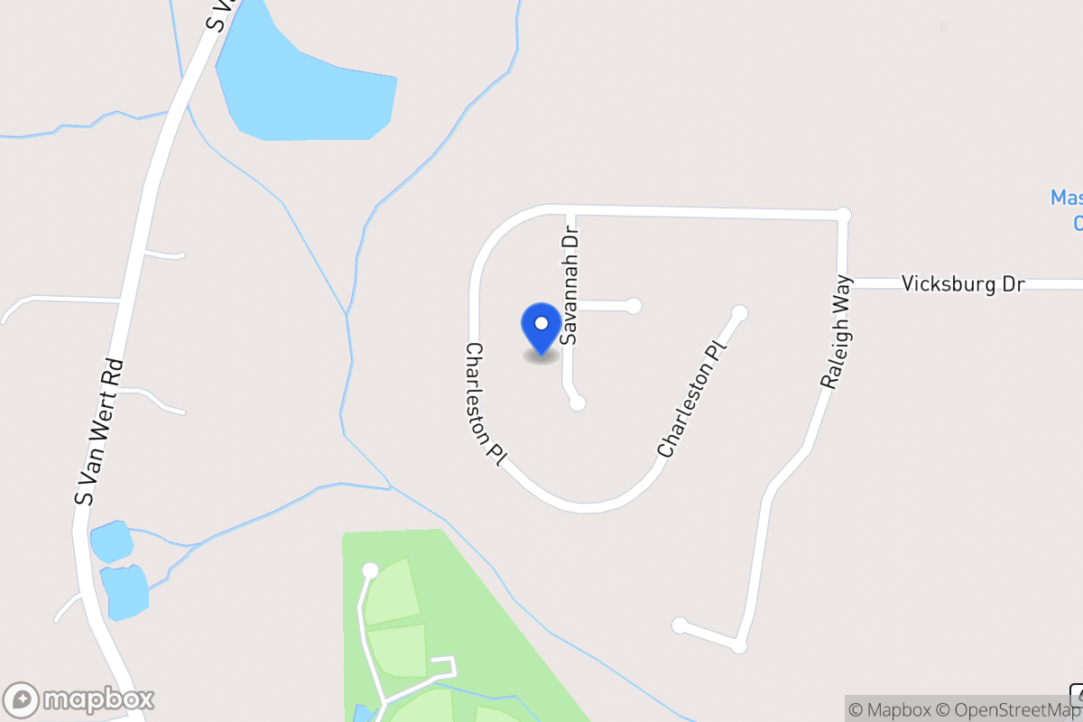 Map of 613 Savannah Dr