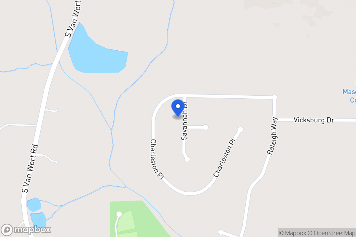 Map of 605 Savannah Dr