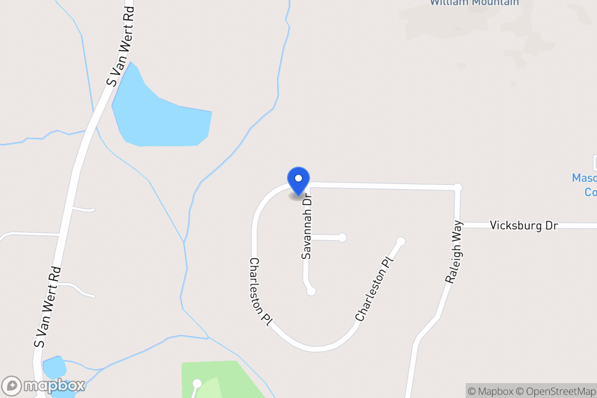 Map of 601 Savannah Dr