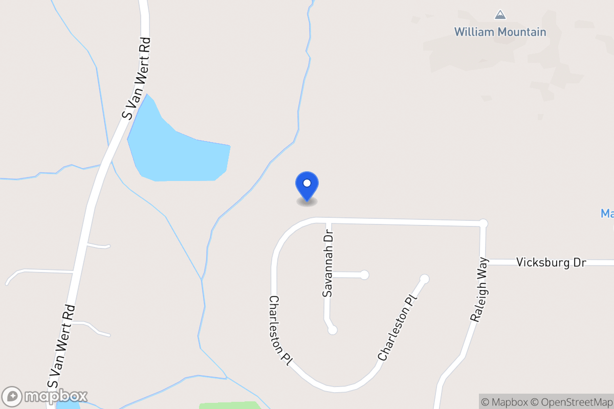 Map of 437 Charleston Pl