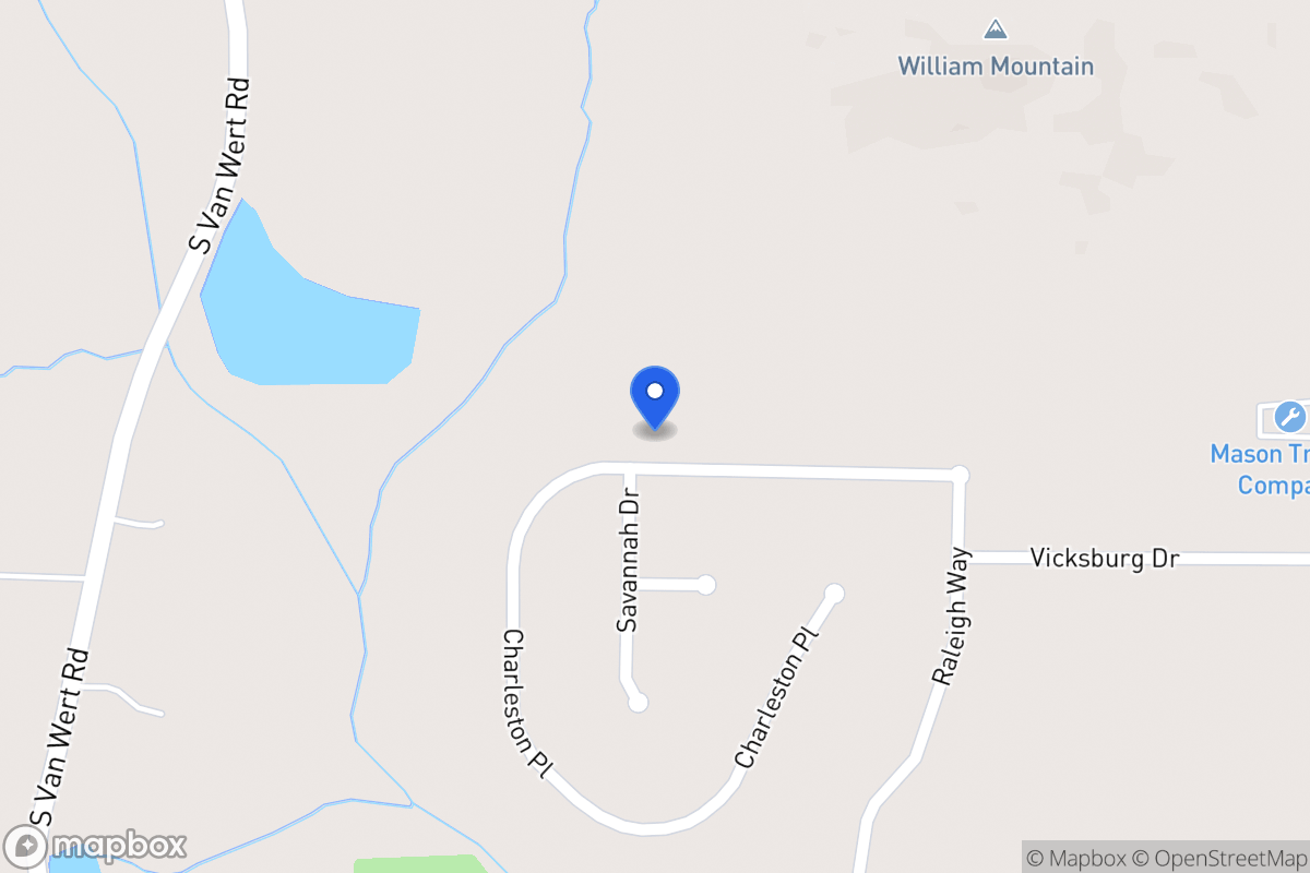 Map of 431 Charleston Pl