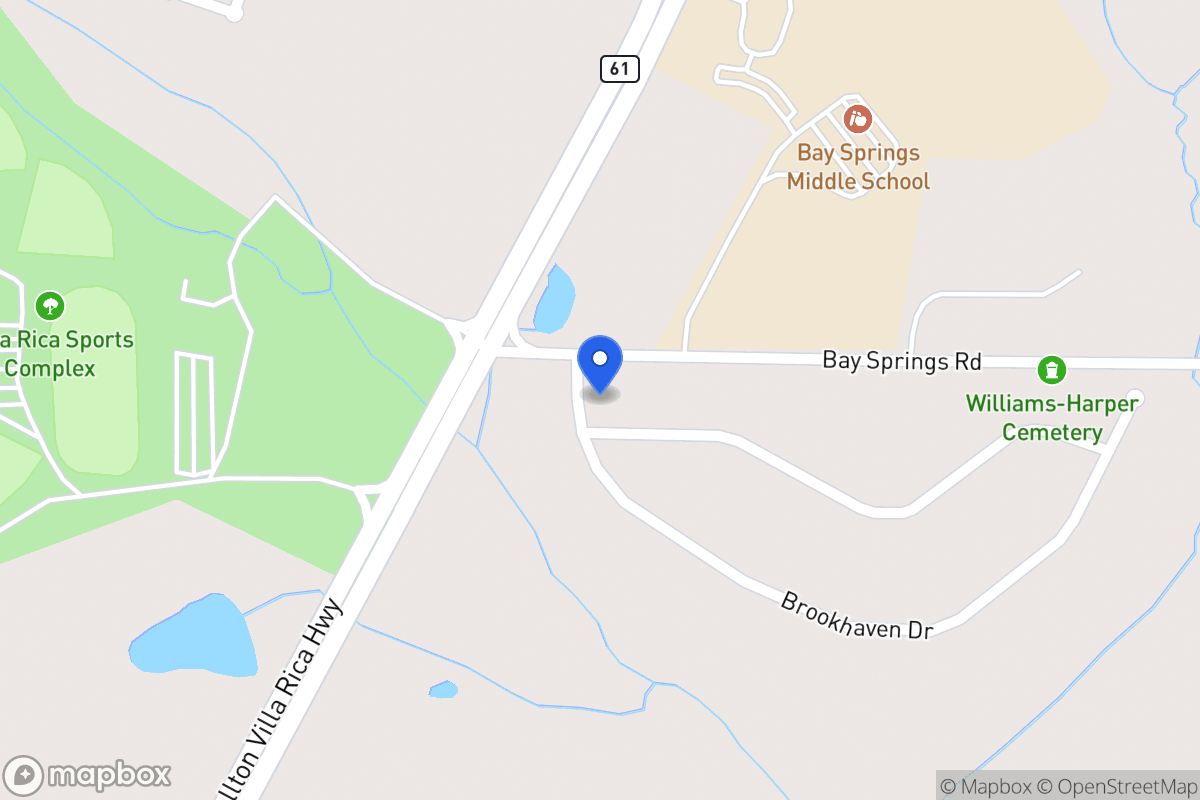 Map of 102 Brookhaven Dr