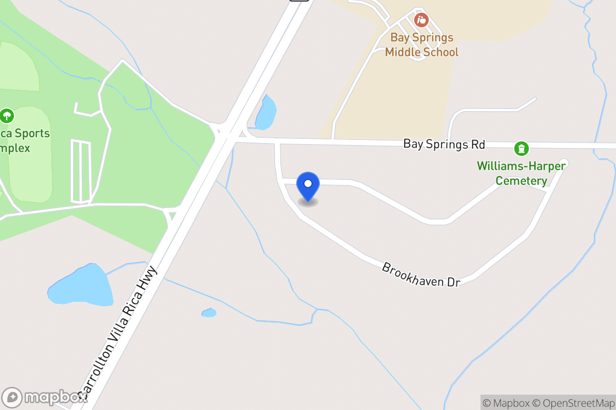 Map of 112 Brookhaven Dr