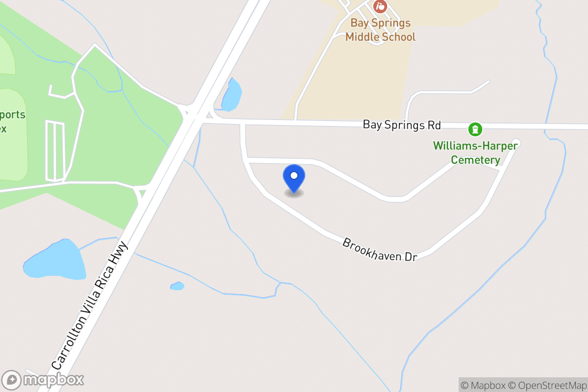 Map of 118 Brookhaven Dr