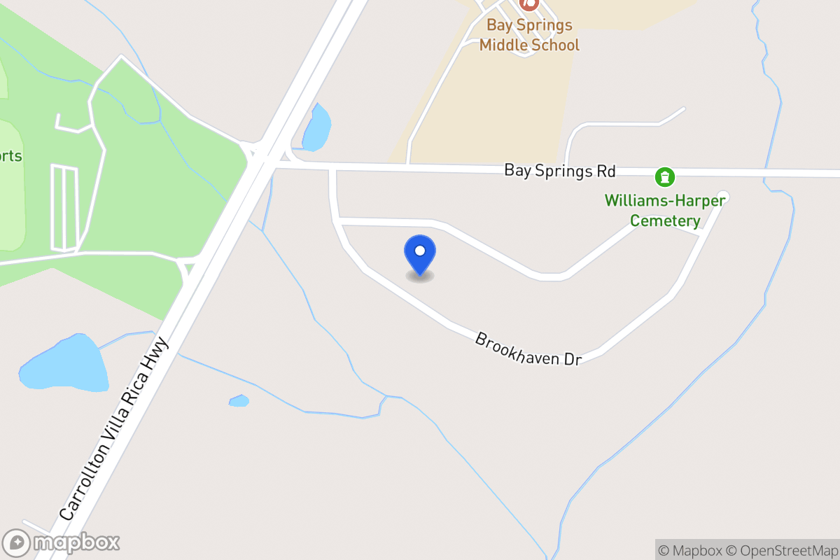 Map of 120 Brookhaven Dr