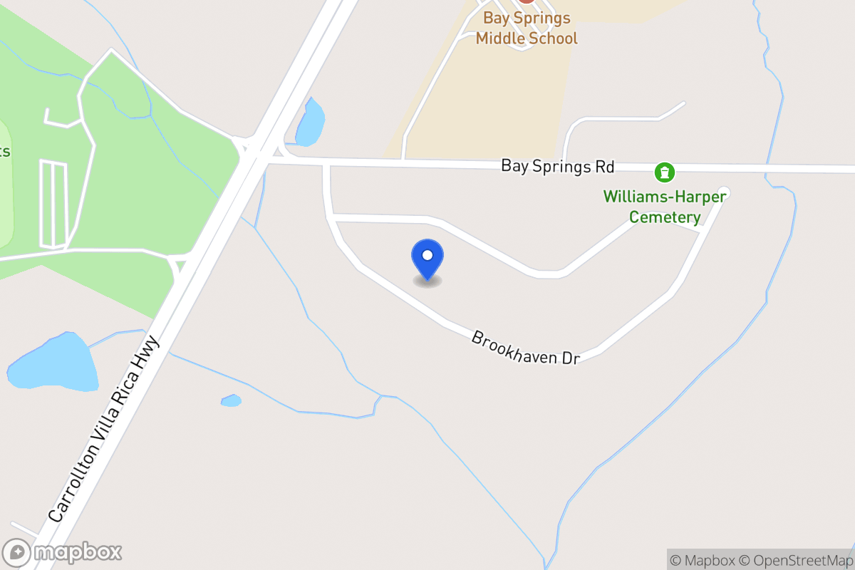 Map of 122 Brookhaven Dr