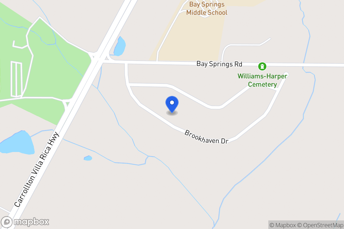 Map of 124 Brookhaven Dr
