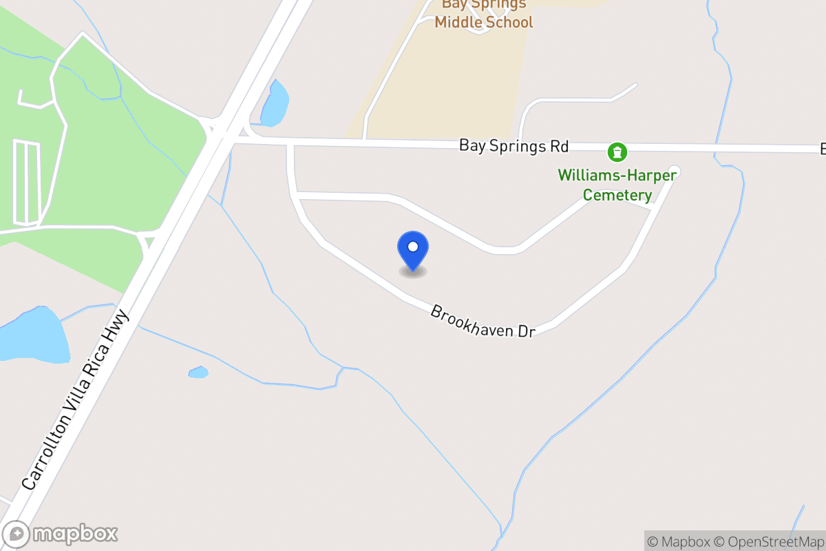 Map of 126 Brookhaven Dr