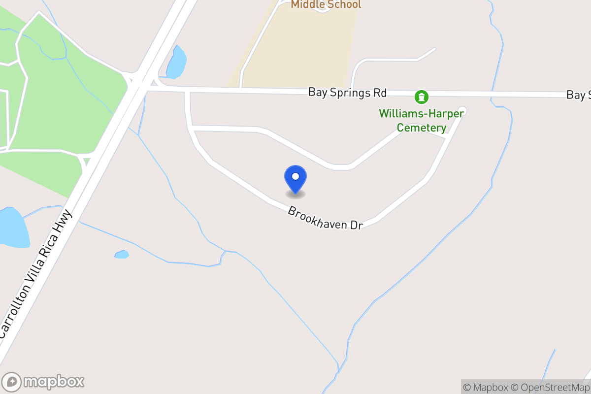 Map of 132 Brookhaven Dr