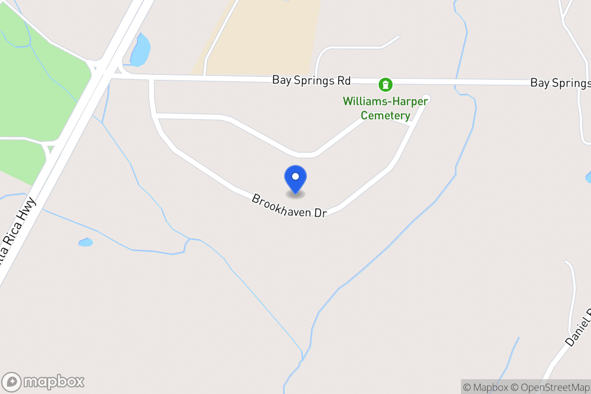 Map of 140 Brookhaven Dr