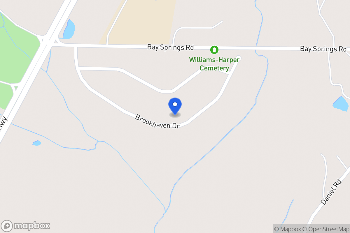 Map of 146 Brookhaven Dr