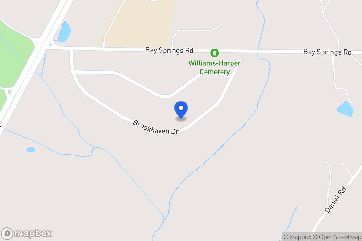 Map of 148 Brookhaven Dr
