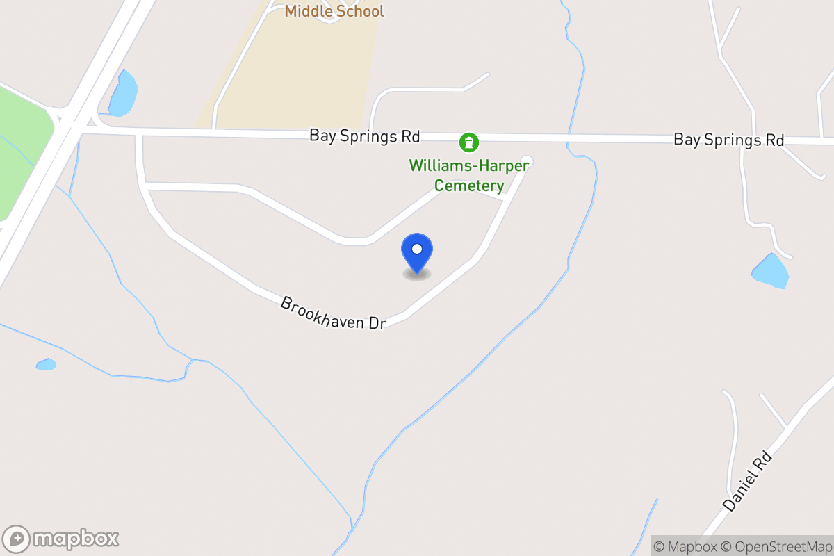 Map of 154 Brookhaven Dr