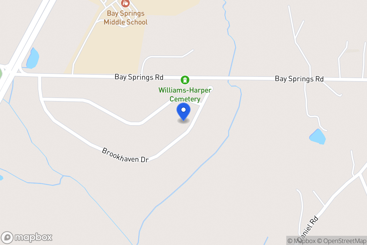 Map of 164 Brookhaven Dr