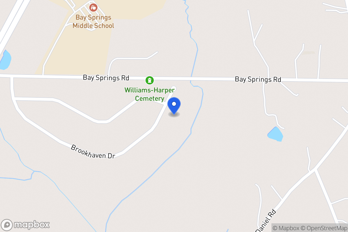 Map of 169 Brookhaven Dr