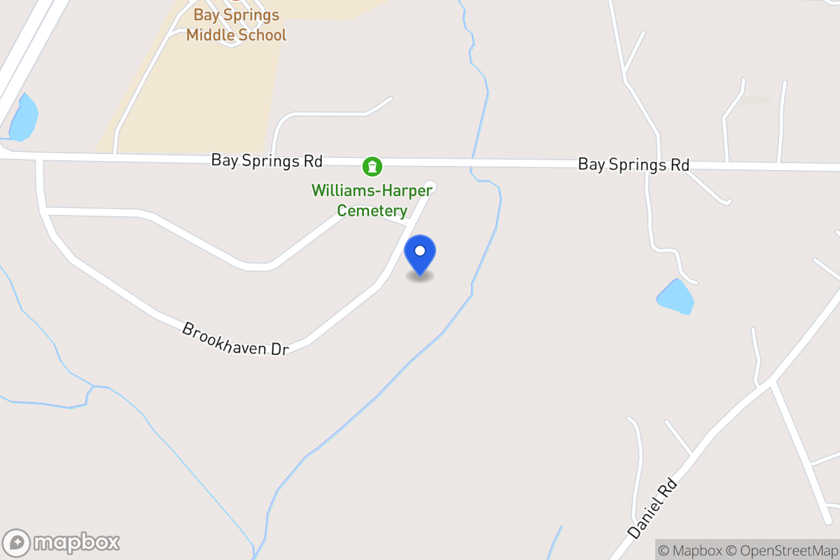 Map of 165 Brookhaven Dr