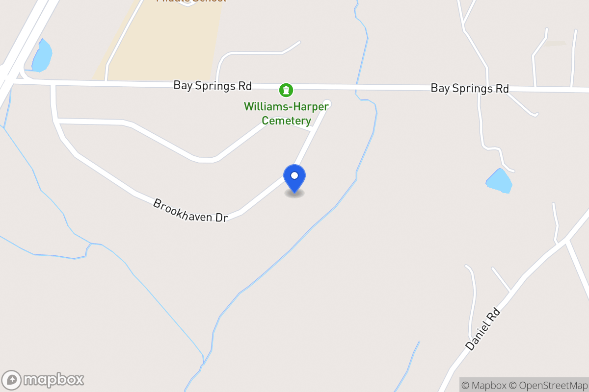 Map of 159 Brookhaven Dr