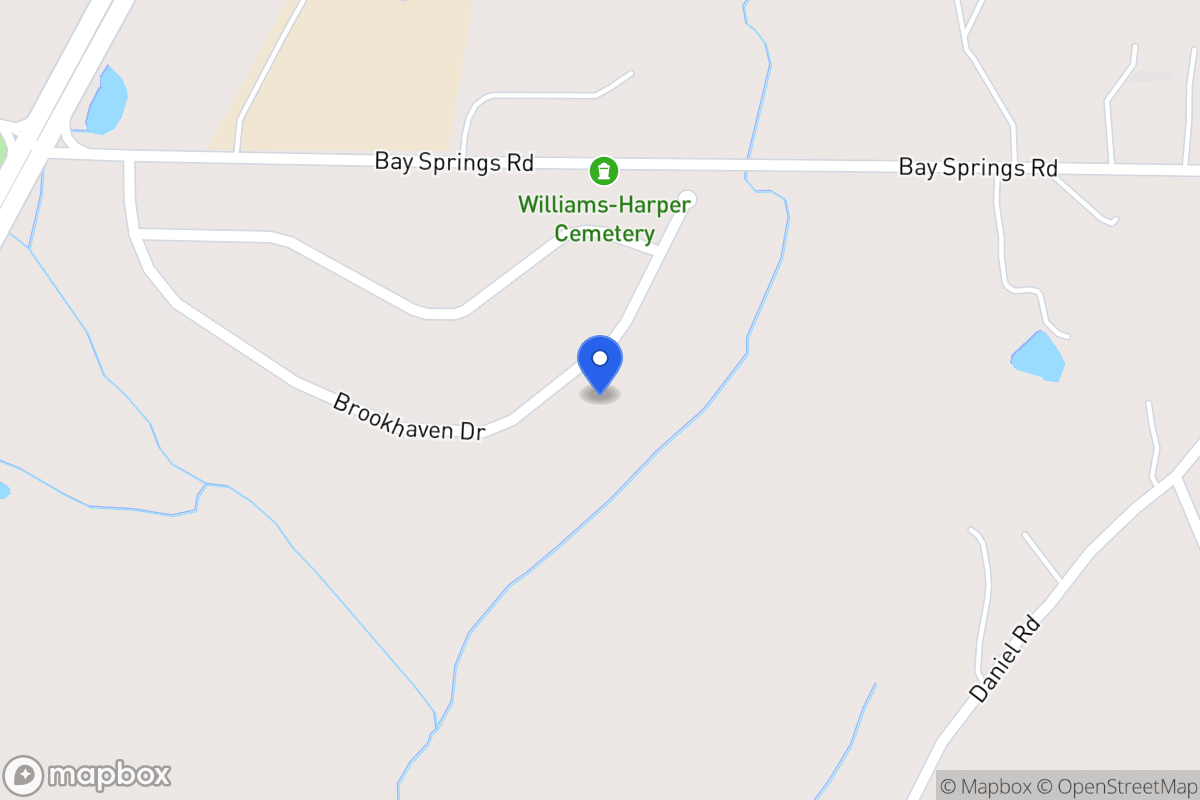 Map of 157 Brookhaven Dr
