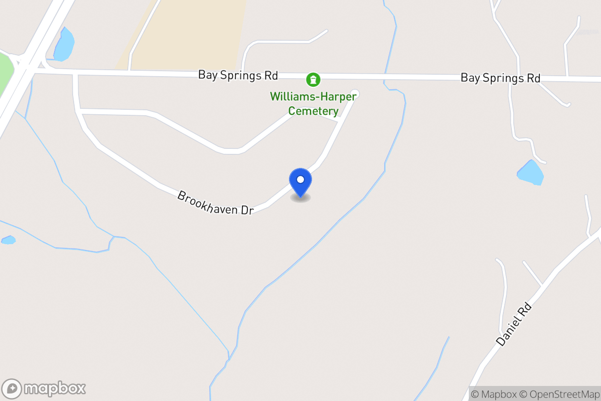 Map of 155 Brookhaven Dr