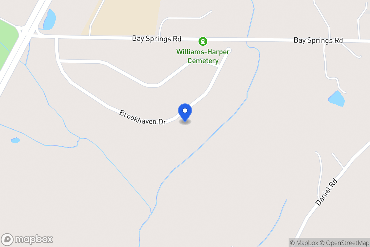 Map of 151 Brookhaven Dr