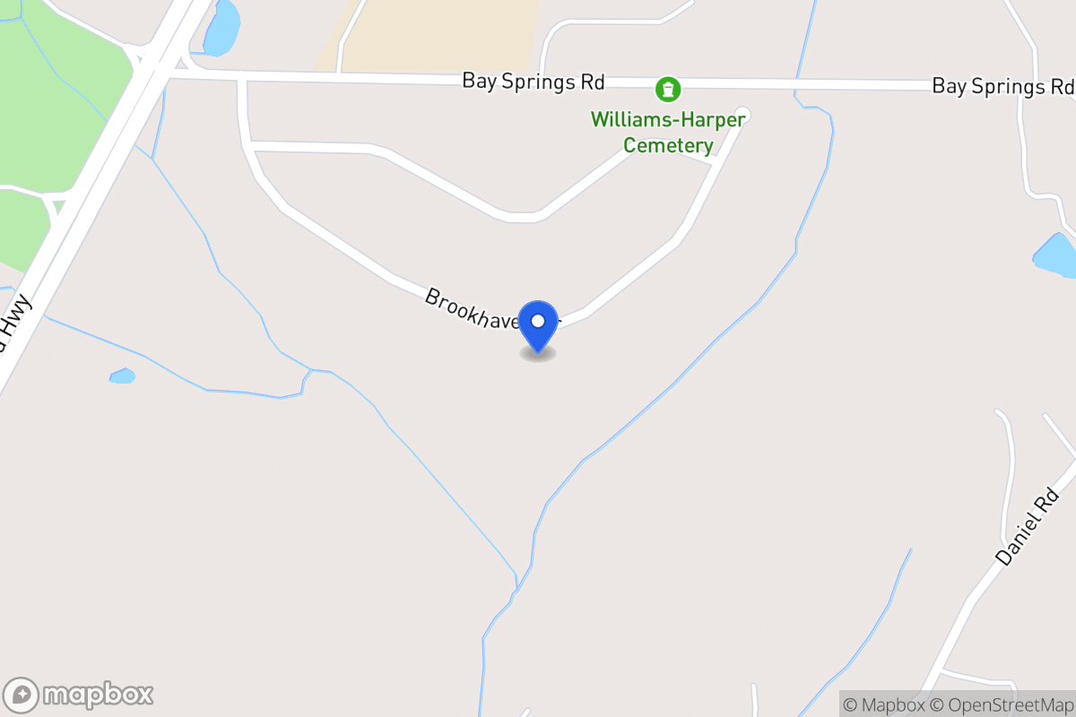 Map of 145 Brookhaven Dr