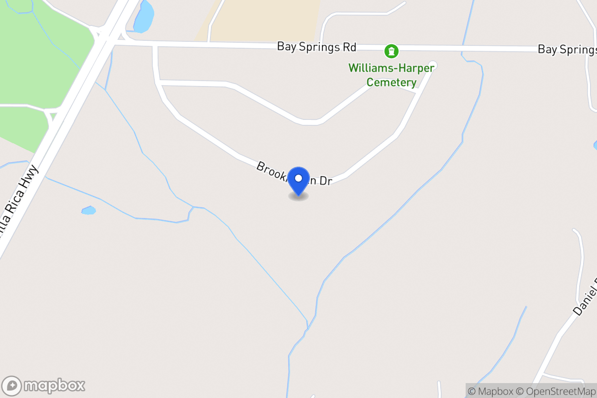 Map of 141 Brookhaven Dr
