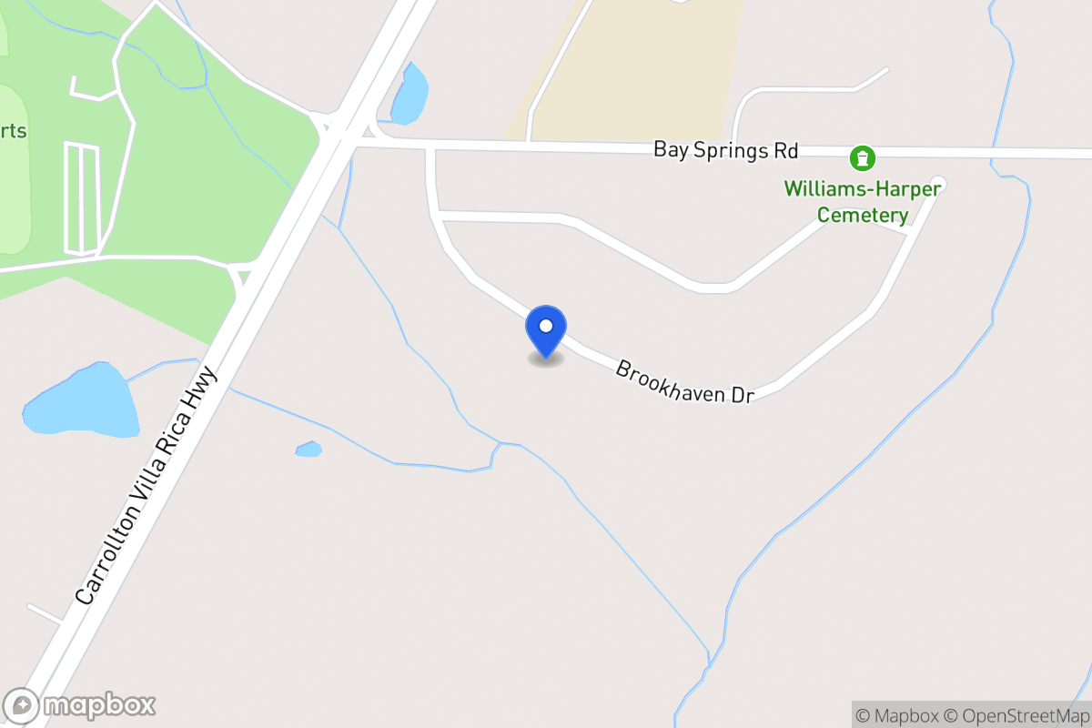 Map of 125 Brookhaven Dr