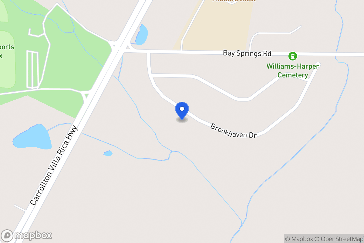 Map of 123 Brookhaven Dr