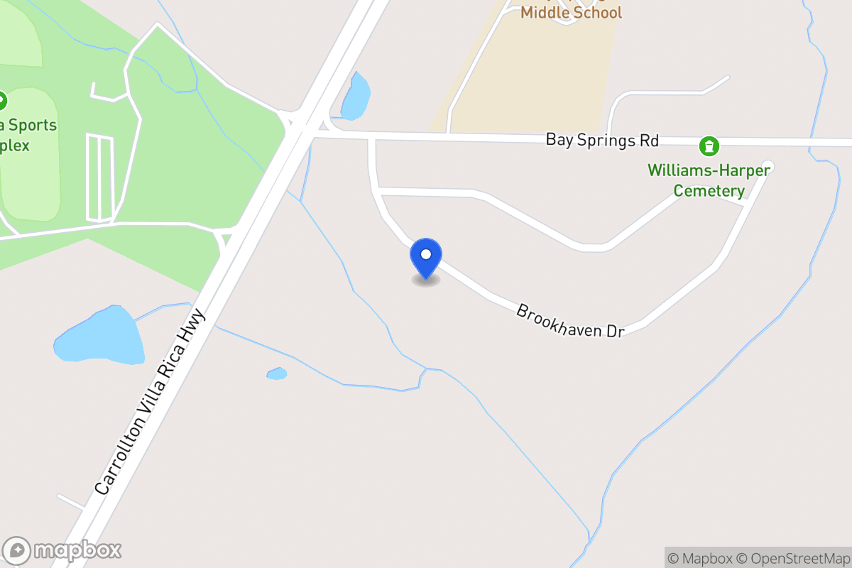 Map of 119 Brookhaven Dr