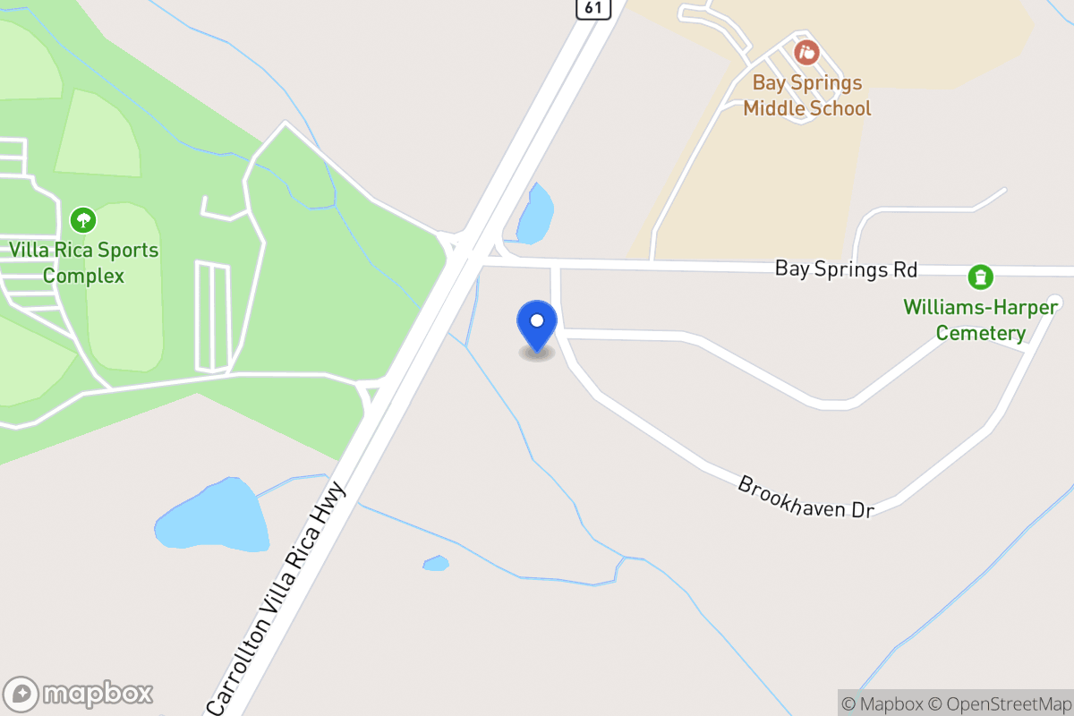 Map of 107 Brookhaven Dr