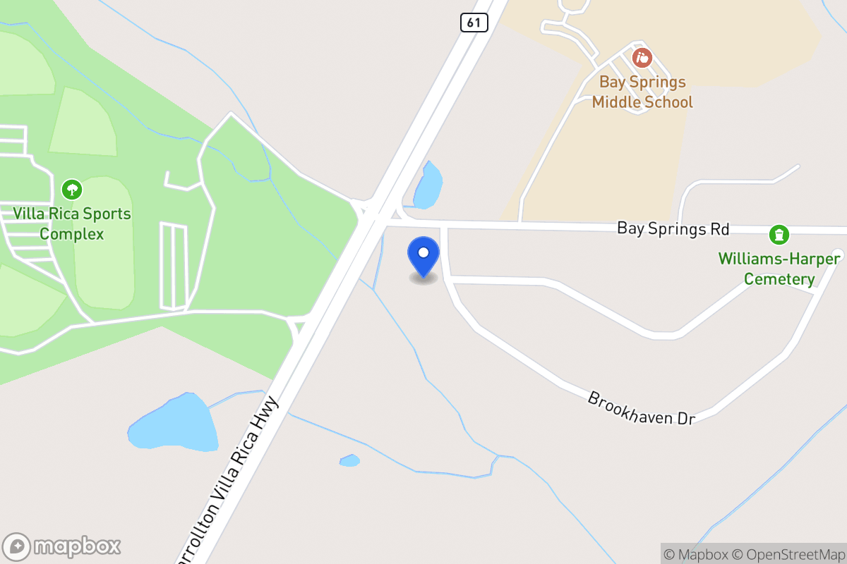 Map of 105 Brookhaven Dr