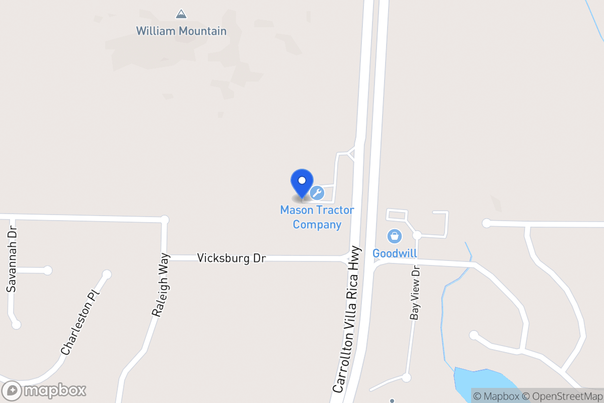 Map of 1275 Carrollton Villa Rica Hwy