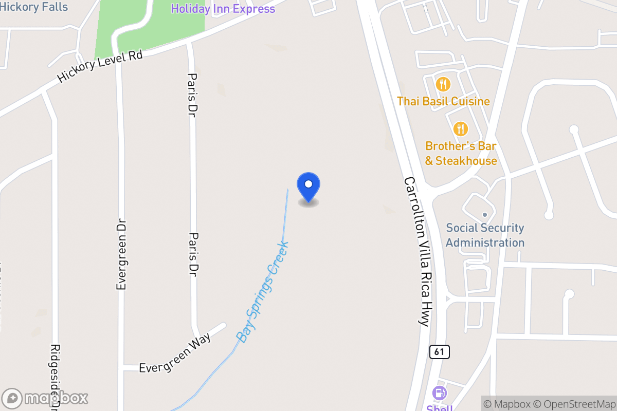 Map of 100 Hickory Level Rd