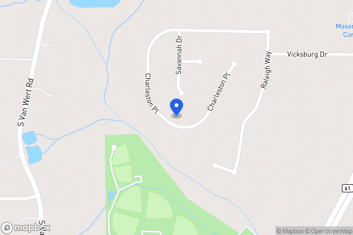 Map of 476 Charleston Pl