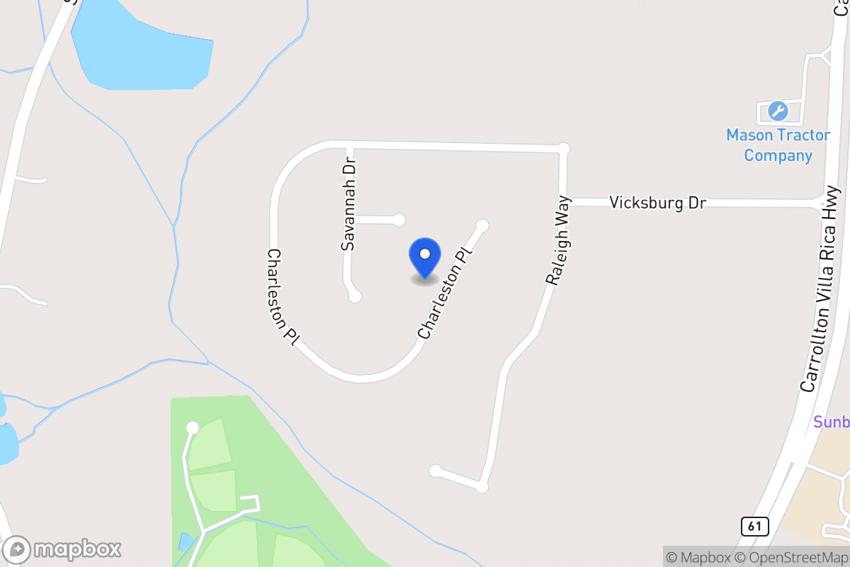 Map of 492 Charleston Pl