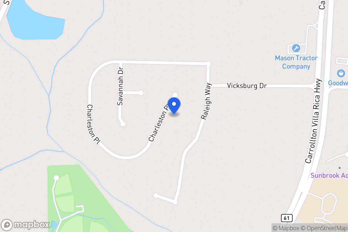 Map of 501 Charleston Pl
