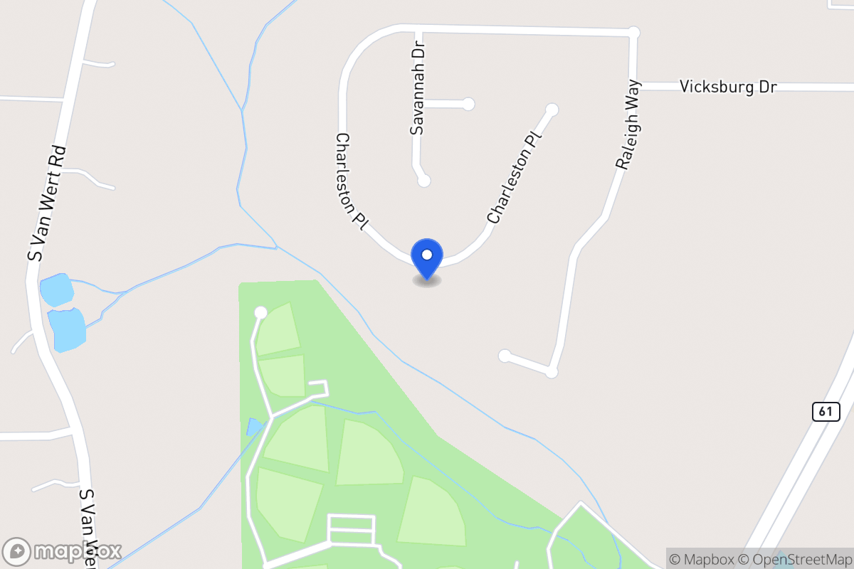 Map of 477 Charleston Pl