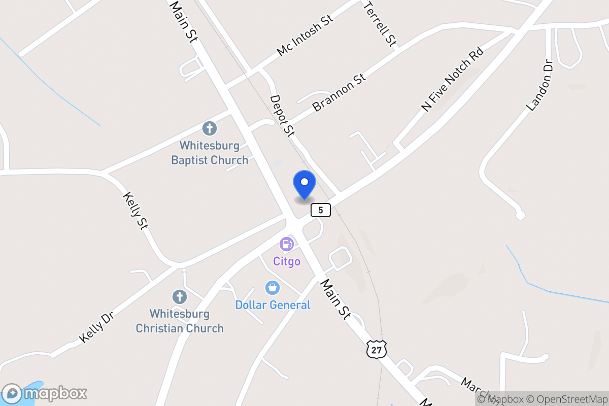 Map of 585 Main St