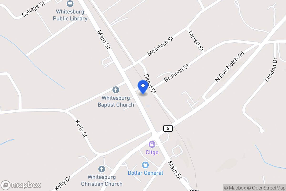 Map of 645 Main St