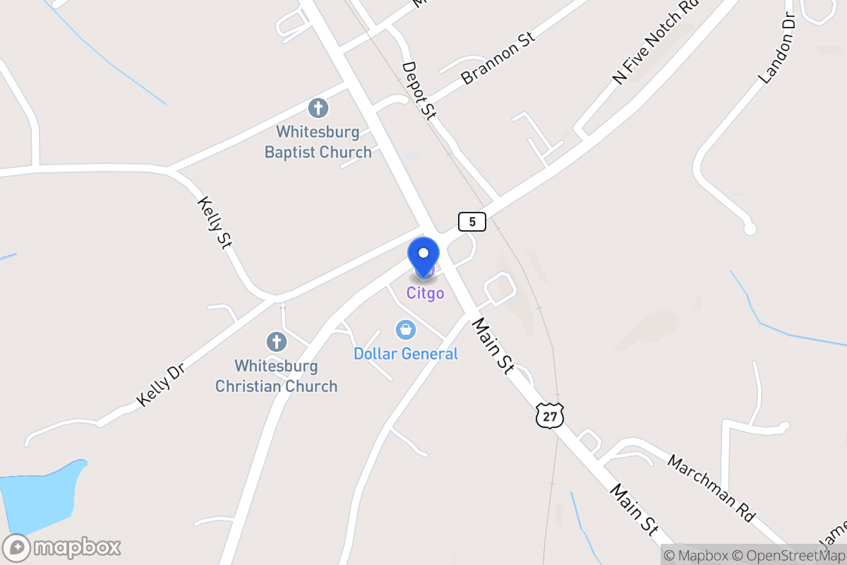Map of 10 W 5 Hwy